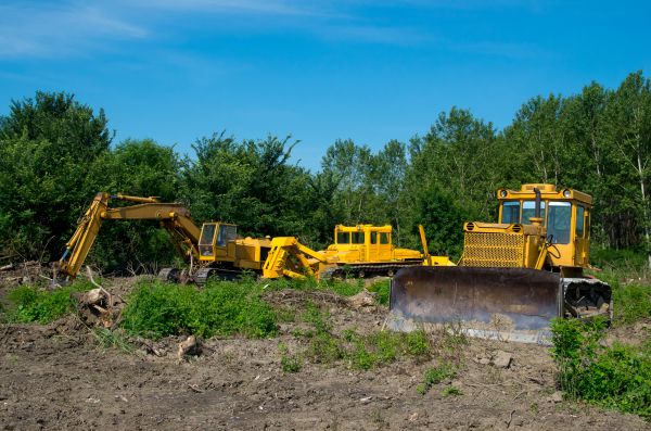 Bulldozer Clearing in Westfield